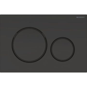 Geberit Sigma20 Betjeningsplade sort/matkrom