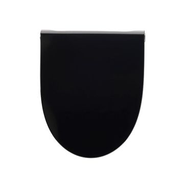 Pressalit Sway Norden 1030 toiletsæde m/soft close Mat Sort