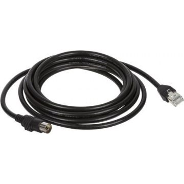 Tilslut.kabel radio,3m sort