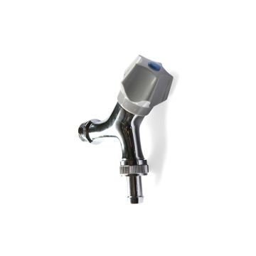 Aftapventil med kronegreb 1/2"