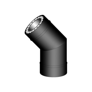 Vento Pellet isoleret knærør 150mm bøjning