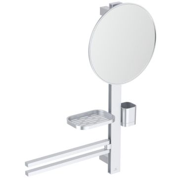 Ideal Standard Alu+ Spejl & Hylde system medium Silver