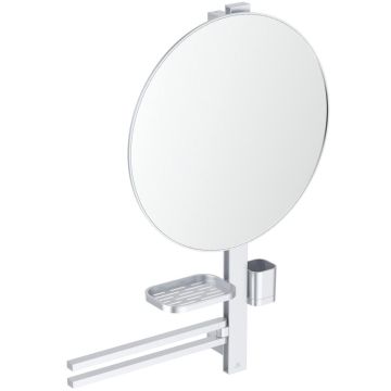 Ideal Standard Alu+ spejl- og hyldesystem large Silver