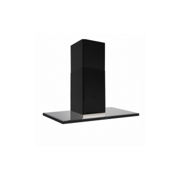 Silverline Nordic Dark sort væghængt emhætte 80cm