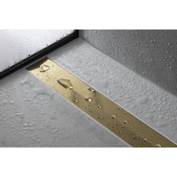 hansgrohe RainDrain Flex Kappesæt 800 Børstet bronze PVD