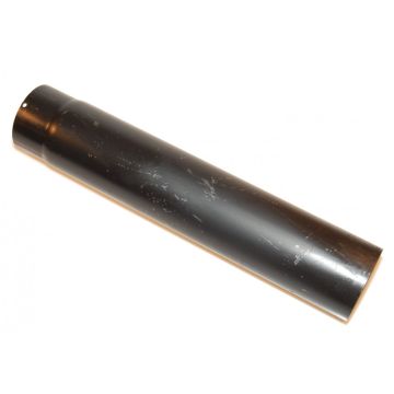 Røgrør 150mm sortlakeret uisoleret