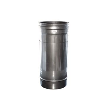 Stålforings teleskoprør 250-400mm Ø150 mm