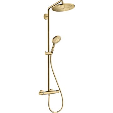 hansgrohe Croma Select S Showerpipe 280 1jet poleret guld-optik PVD