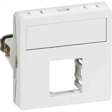 Actassi dataudtag 1xRJ45 med front og indsats 1 modul