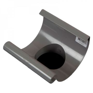 Rodena tudstykke til plasttagrende str. 100 / ø75mm grå