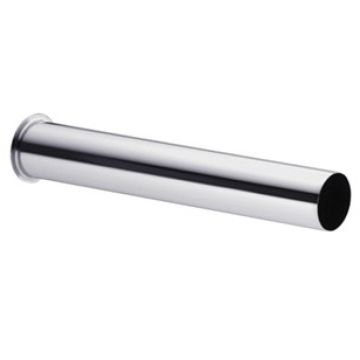Afgangsrør krom m/ krave ø32 x 250mm - 750101210