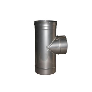 Stålforingsrør T-stykke Ø150 x 370mm
