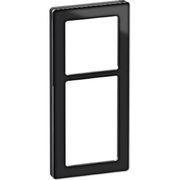 LK Fuga design ramme PURE 66 glas 2½ modul sort