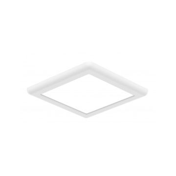 Ultraline LED downlight firkantet hvid - Indbygget eller påbygget