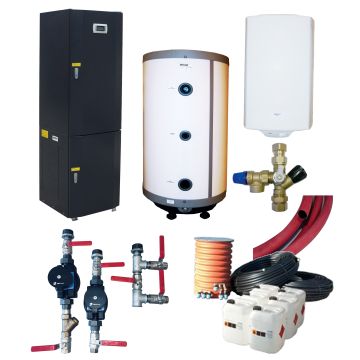 CopMax 10kW med 200/37 tank Komplet  jordvarmesæt