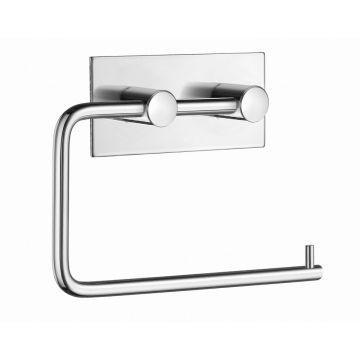 Smedbo CUBE selvklæbende toiletpapirholder m/bagplade