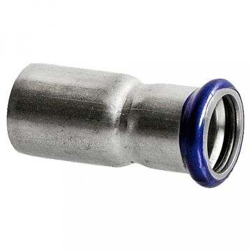 Rustfrit Press reduktion muffe/nippel 15mm