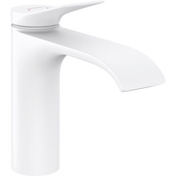 hansgrohe Vivenis håndvaskarmatur 110 u/bundventil mat hvid