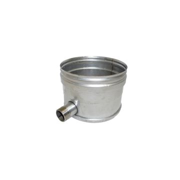 Stålforingsbund m/ afløb Ø150 mm