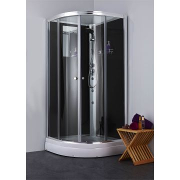 Topas Brusekabine Easy Way med døre i klart glas