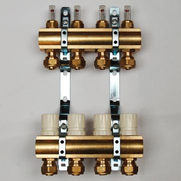 Gulvvarme fordelerør - Central varme manifold