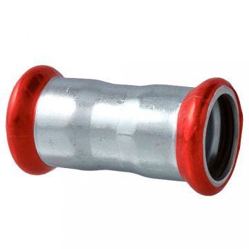 Press forzinket muffe 28mm