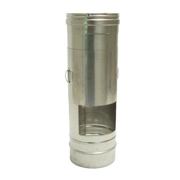 Stålforingsrør m/renselem ø130 mm