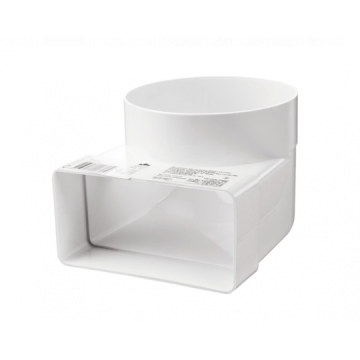 Duka fladkanal bøjning ø100