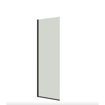 Dansani Match D brusevæg Matsort/klart glas D81-03