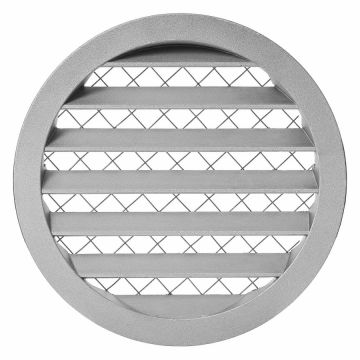 Aluminiumsrist rund Udluftningsrist med net
