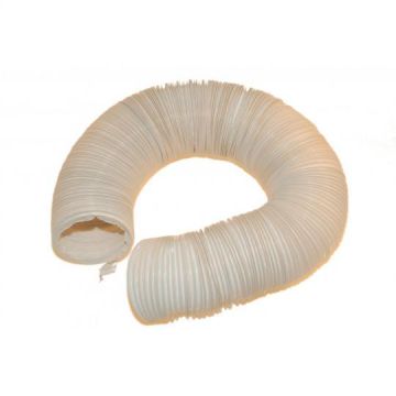 Hvid PVC flexslange 15 meter