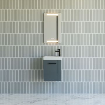Mikro Menuet møbelsæt inkl. spejl med integreret LED-lys - 41 cm