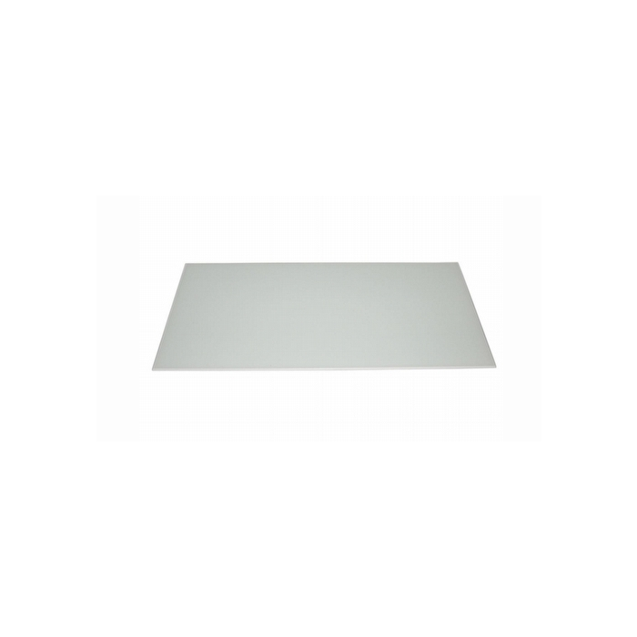 regn panel Asser Silverline stænkplade glas 600x450 mm - Hvid | VVS-Eksperten.dk