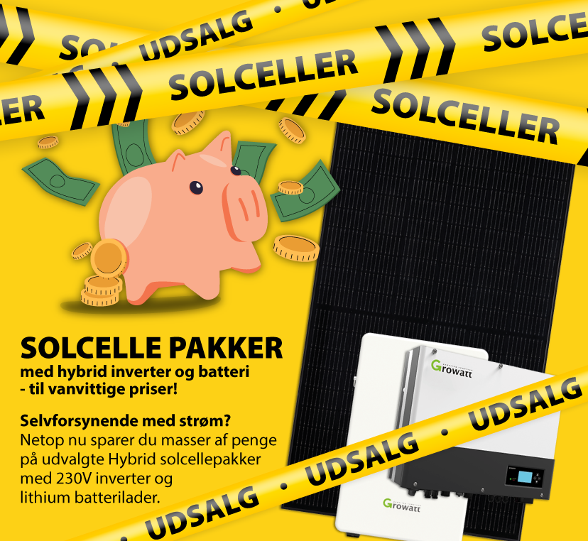 Solcelle udsalg!